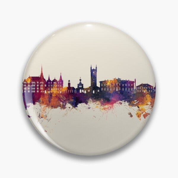 Item preview, Vevey Switzerland Skyline designed and sold by ArtPrints.