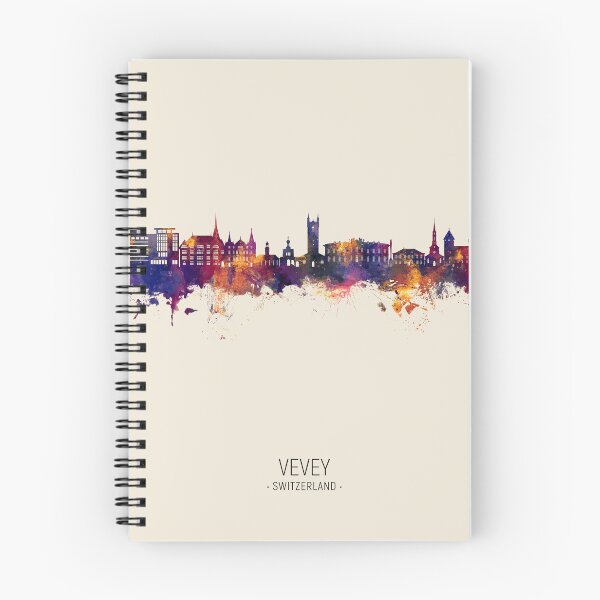 Item preview, Vevey Switzerland Skyline designed and sold by ArtPrints.