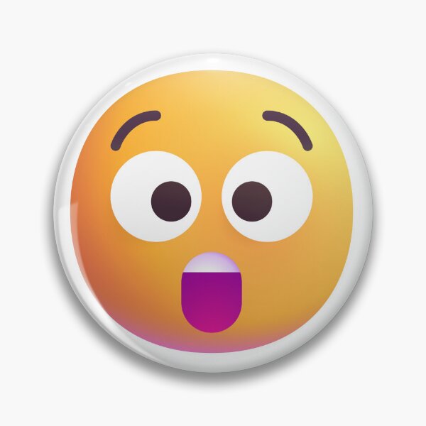 Item preview, Astonished Face Emoji - Large designed and sold by abroadDesigns.