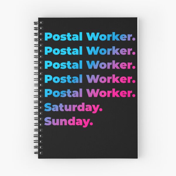 Item preview, Postal Worker. Saturday. Sunday. designed and sold by SVPOD.