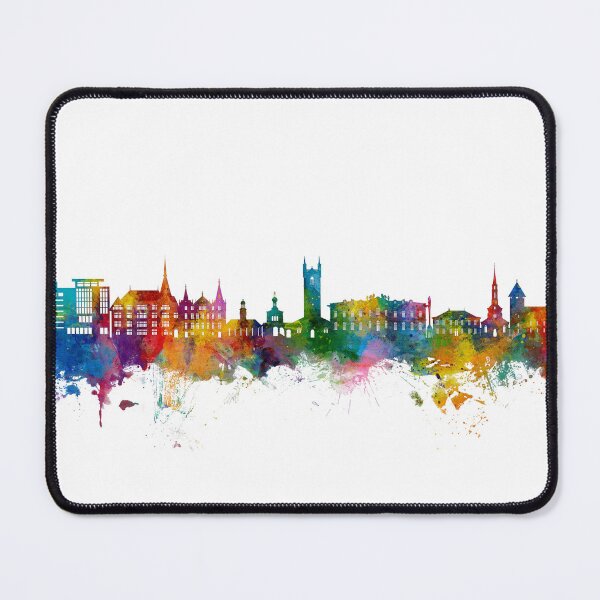 Item preview, Vevey Switzerland Skyline designed and sold by ArtPrints.
