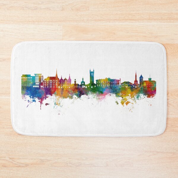 Item preview, Vevey Switzerland Skyline designed and sold by ArtPrints.