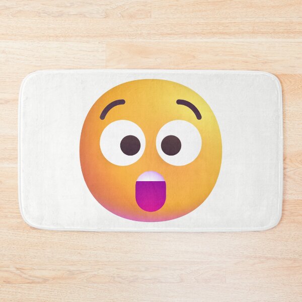 Item preview, Astonished Face Emoji - optimized designed and sold by abroadDesigns.