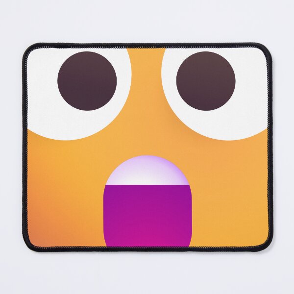 Item preview, Astonished Face Emoji - optimized designed and sold by abroadDesigns.