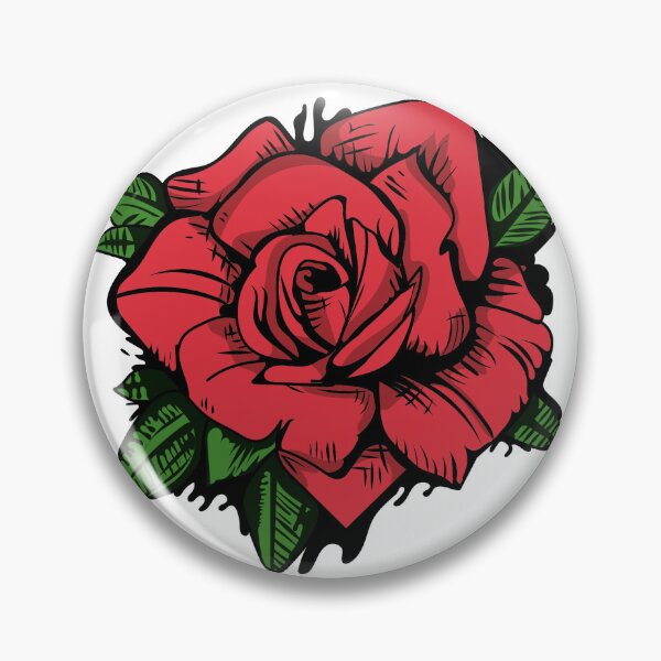 Item preview, Red Rose Grunge Tatto Splash designed and sold by cremis.