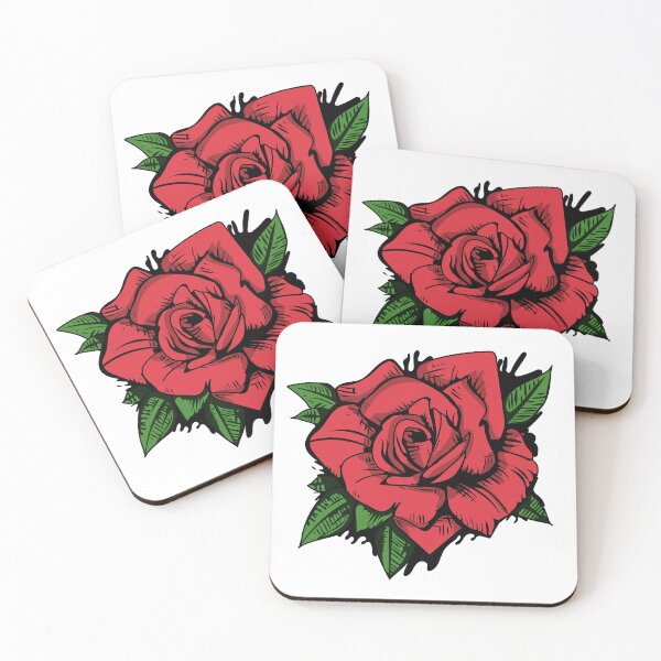 Item preview, Red Rose Grunge Tatto Splash designed and sold by cremis.