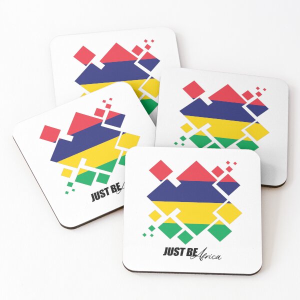 Item preview, Mauritius Cubed Flat - w/ text designed and sold by JustBeAfrica.