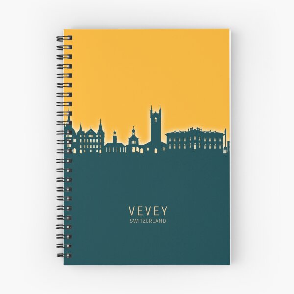 Item preview, Vevey Switzerland Skyline designed and sold by ArtPrints.