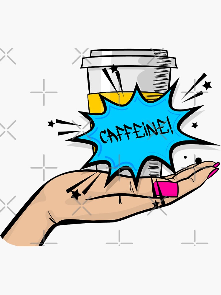 "Coffee Pop Art Drinks Collection" Sticker for Sale by CreativNode