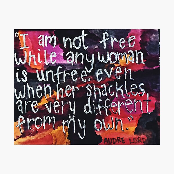 audre lorde Photographic Print