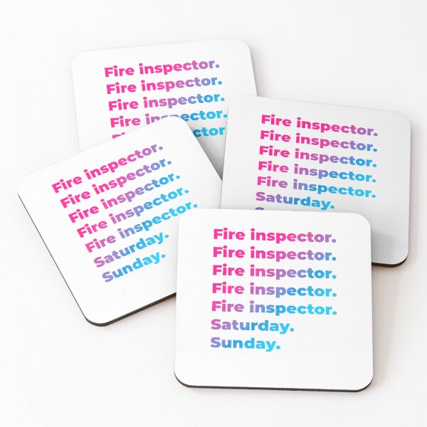 Item preview, Fire inspector work week designed and sold by SVPOD.