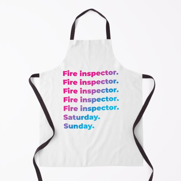 Item preview, Fire inspector work week designed and sold by SVPOD.