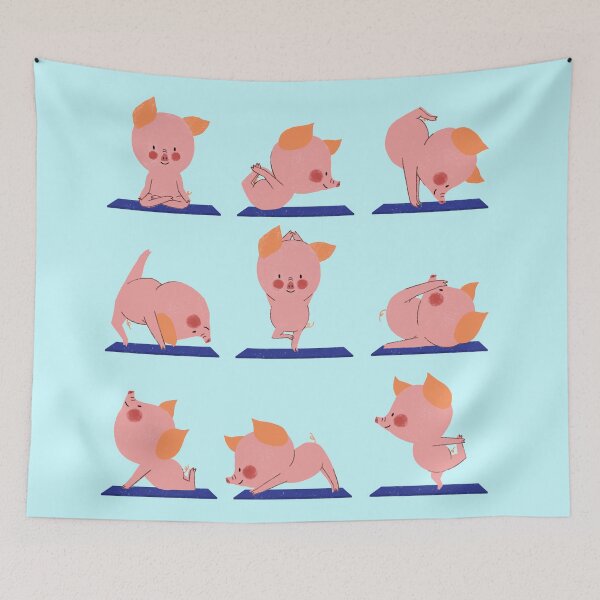 Item preview, Yoga Baby Pig designed and sold by bignosework.