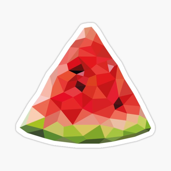 Poly Watermelon Sticker