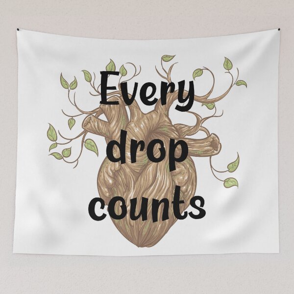 Item preview, Every drop counts designed and sold by MerWishes.