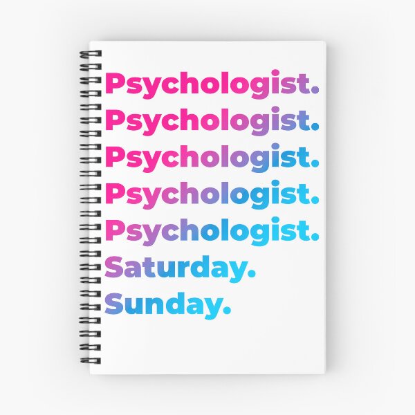 Item preview, Psychologist work week designed and sold by SVPOD.