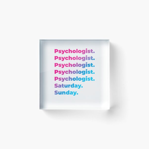 Item preview, Psychologist work week designed and sold by SVPOD.
