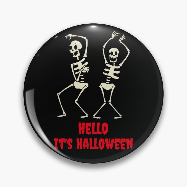 Item preview, Hello it's Halloween skeleton dancing designed and sold by UnstoppableShpy.