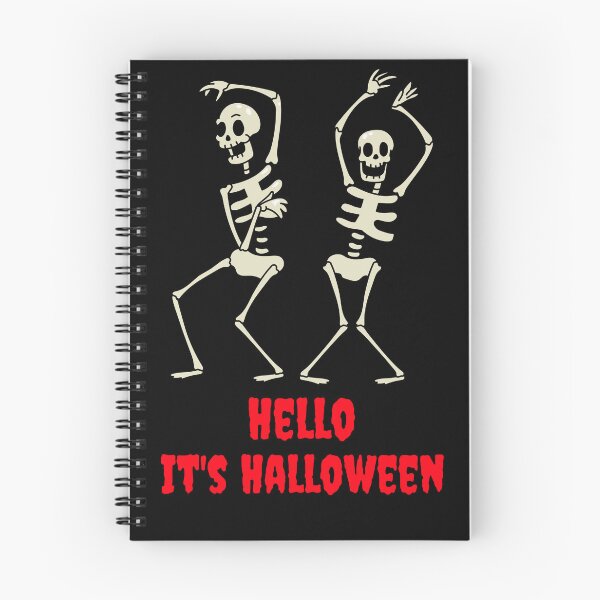 Item preview, Hello it's Halloween skeleton dancing designed and sold by UnstoppableShpy.