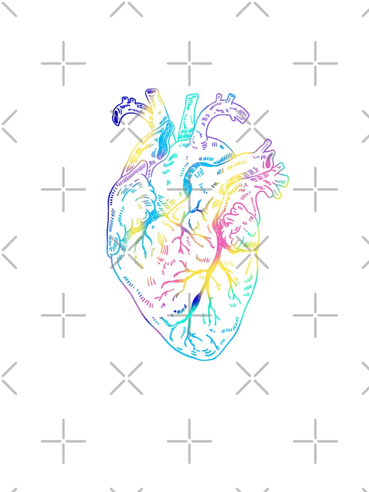 Thumbnail 4 of 4, iPhone Case, Heart Colorfull designed and sold by Childish by Design.