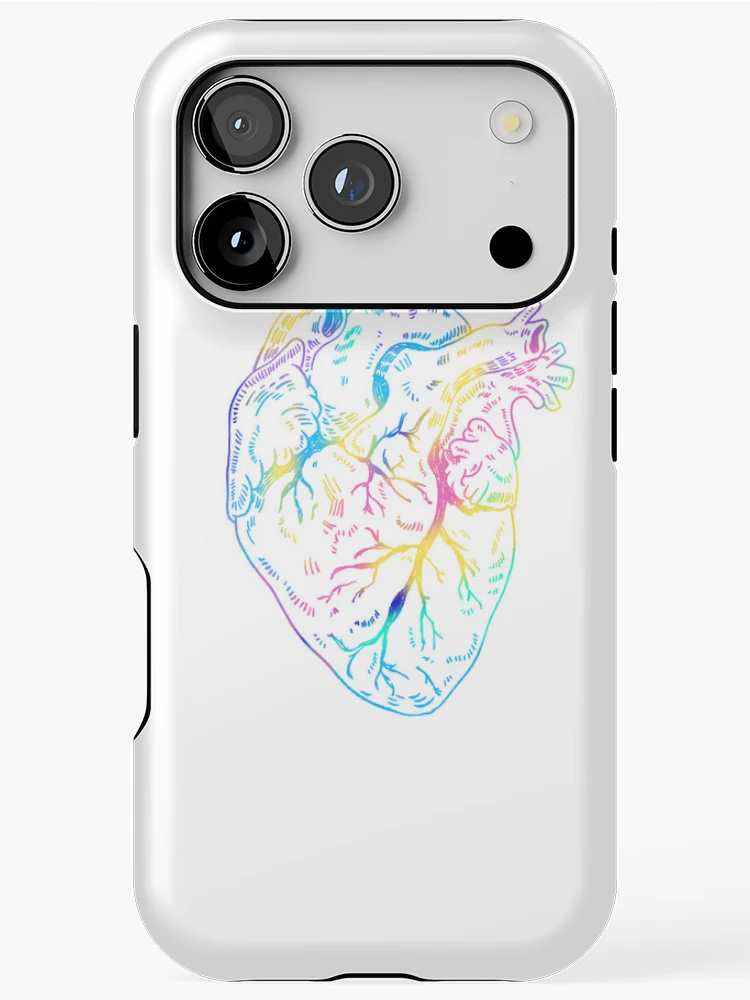 Thumbnail 1 of 4, iPhone Case, Heart Colorfull designed and sold by Childish by Design.