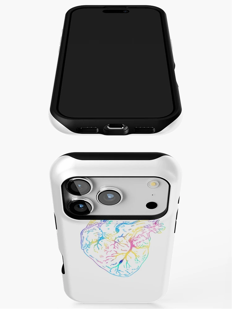 Thumbnail 3 of 4, iPhone Case, Heart Colorfull designed and sold by Childish by Design.