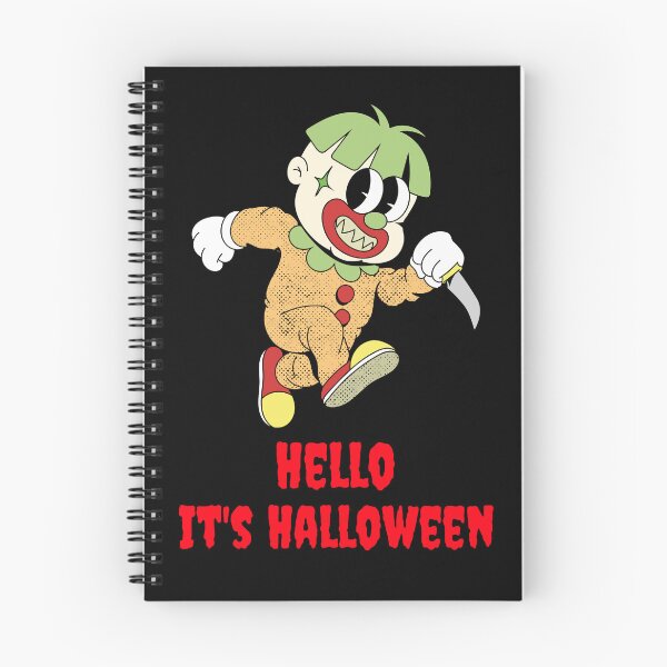 Item preview, Hello it's Halloween clown with knife designed and sold by UnstoppableShpy.