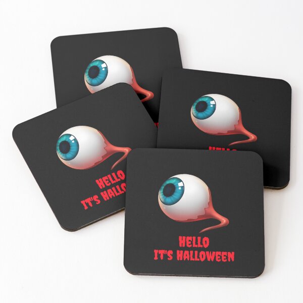 Item preview, Hello it's Halloween scary eyeball designed and sold by UnstoppableShpy.