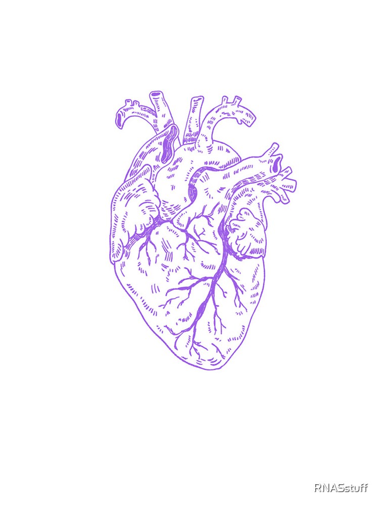 Thumbnail 4 of 4, iPhone Case, Heart purple designed and sold by RNASstuff.