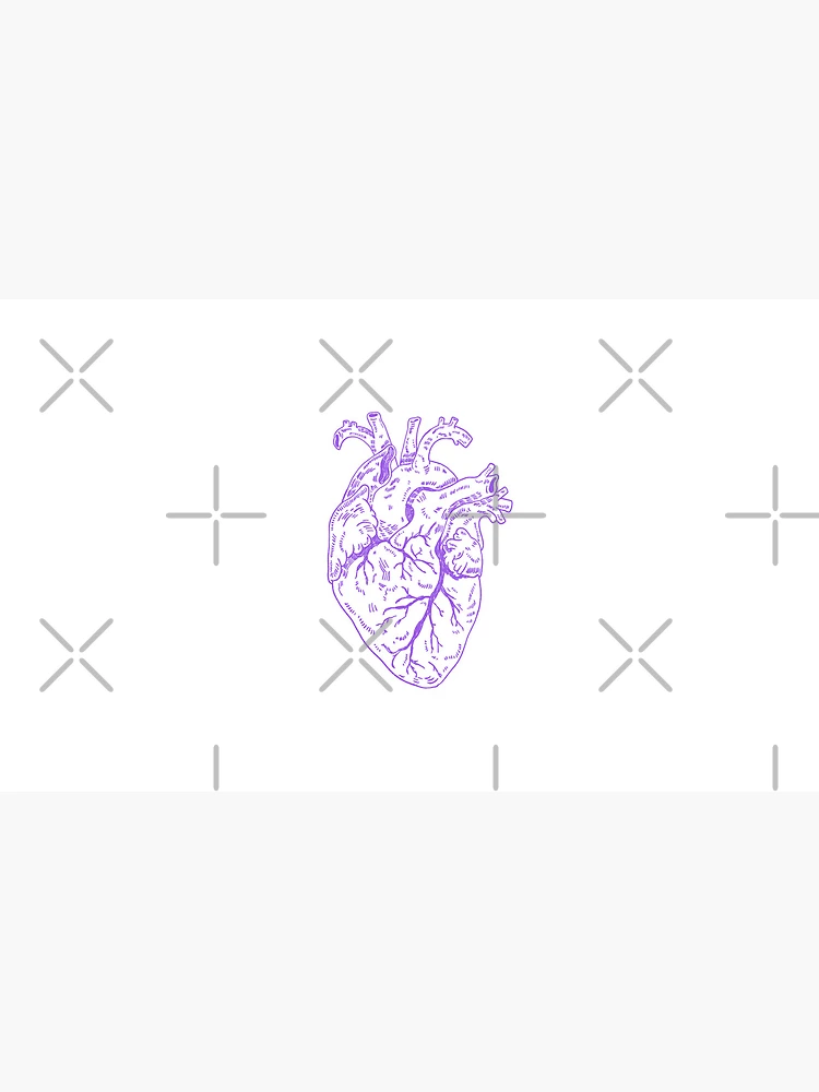 Thumbnail 4 of 4, Coffee Mug, Heart purple designed and sold by Childish by Design.