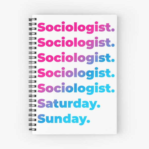 Item preview, Sociologist work week designed and sold by SVPOD.