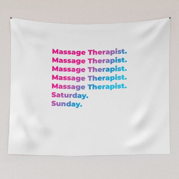 Item preview, Massage Therapist work week designed and sold by SVPOD.