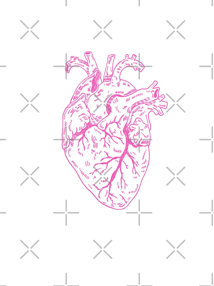Thumbnail 4 of 4, iPhone Case, Heart pink designed and sold by Childish by Design.