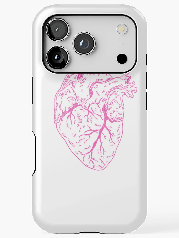 Thumbnail 1 of 4, iPhone Case, Heart pink designed and sold by Childish by Design.
