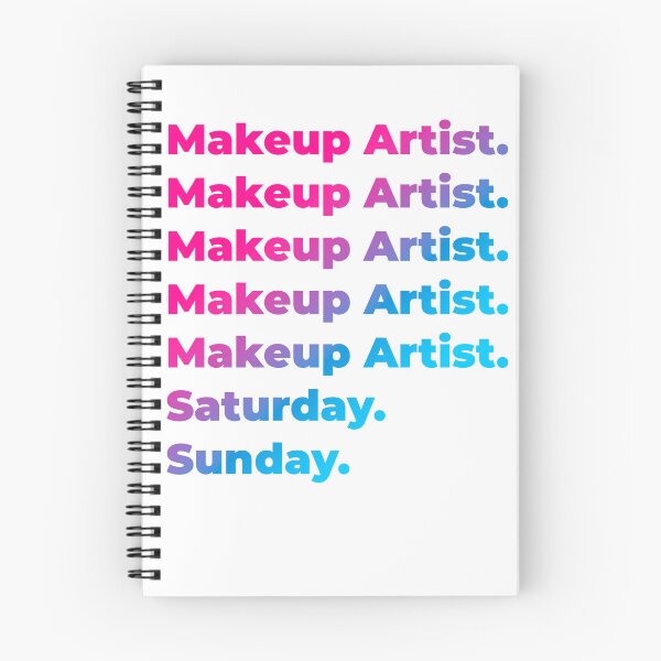 Item preview, Makeup Artist work week designed and sold by SVPOD.