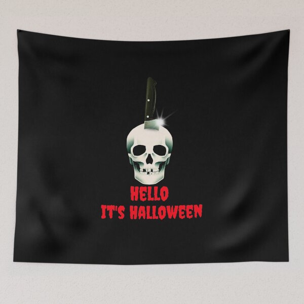 Item preview, Hello it's Halloween skull knife designed and sold by UnstoppableShpy.