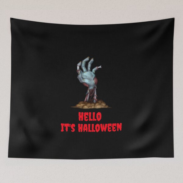 Item preview, Hello it's Halloween ghost hand designed and sold by UnstoppableShpy.