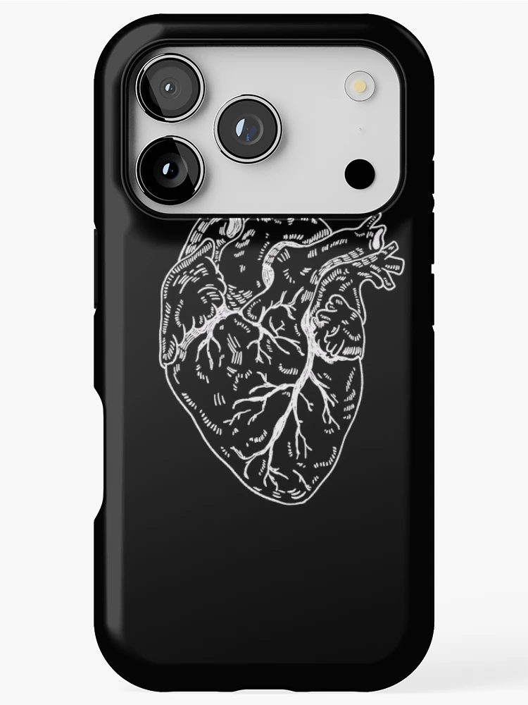 Thumbnail 1 of 4, iPhone Case, Heart white designed and sold by Childish by Design.