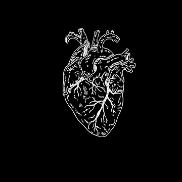 Artwork thumbnail, Heart white by Childish by Design