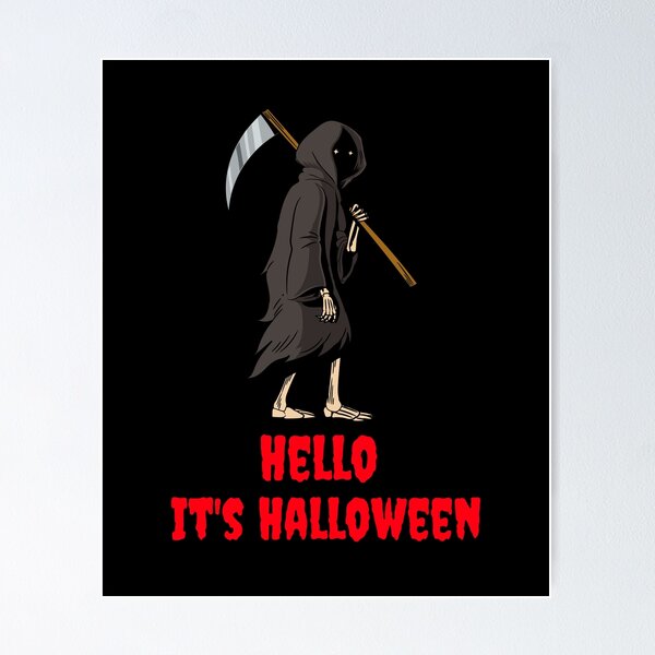 Item preview, Hello it's Halloween designed and sold by UnstoppableShpy.