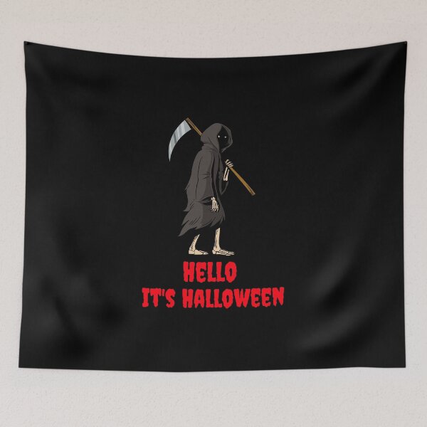 Item preview, Hello it's Halloween designed and sold by UnstoppableShpy.