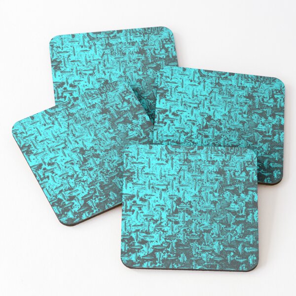 Item preview, Industrial Metal Texture Aqua Blue designed and sold by ArtVixen.