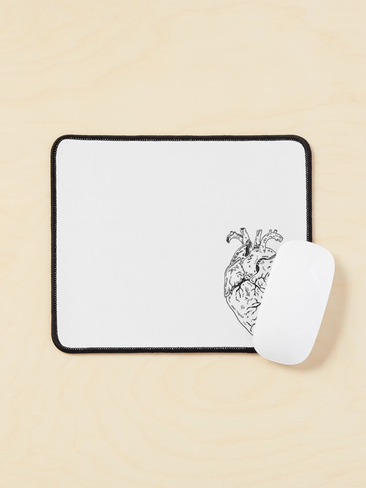 Thumbnail 1 of 5, Mouse Pad, Heart designed and sold by Childish by Design.