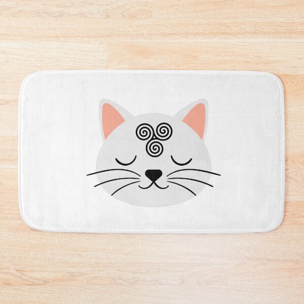 Item preview, Cat with Celtic knots for good luck. Triskelion, triskele cats. Cat for halloween, cat for witches night, cat for night of the dead. designed and sold by EMIPRINCESS.