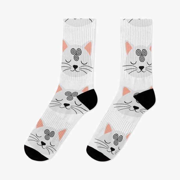 Item preview, Cat with Celtic knots for good luck. Triskelion, triskele cats. Cat for halloween, cat for witches night, cat for night of the dead. designed and sold by EMIPRINCESS.