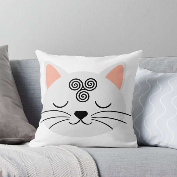 Item preview, Cat with Celtic knots for good luck. Triskelion, triskele cats. Cat for halloween, cat for witches night, cat for night of the dead. designed and sold by EMIPRINCESS.