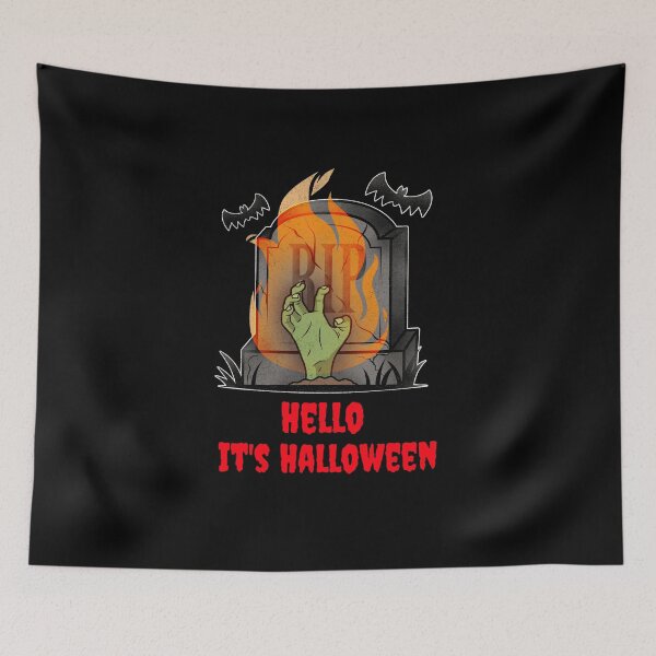Item preview, Hello it's Halloween RIP designed and sold by UnstoppableShpy.