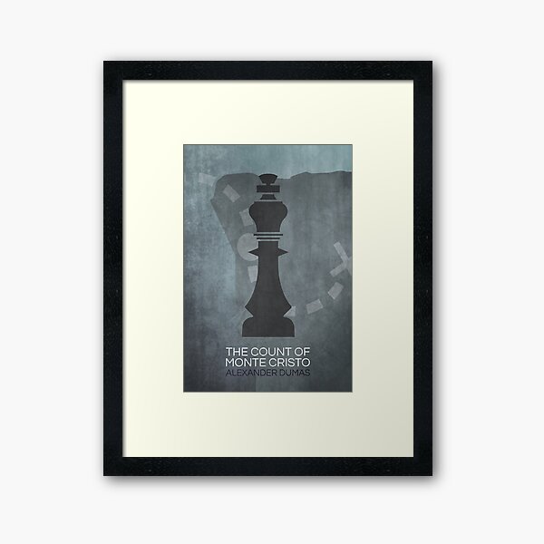 Vista previa del artículo con la obra «El conde de monte cristo», diseñado y vendido por thebookrepublic.