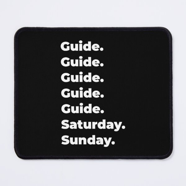 Item preview, Guide saturday and sunday designed and sold by SVPOD.