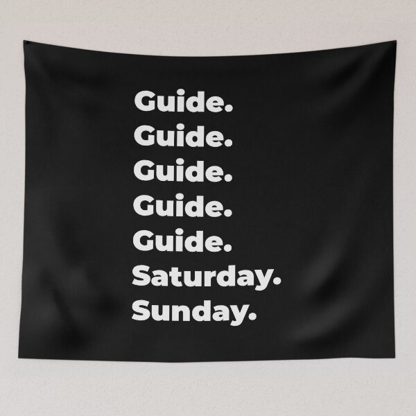 Item preview, Guide saturday and sunday designed and sold by SVPOD.